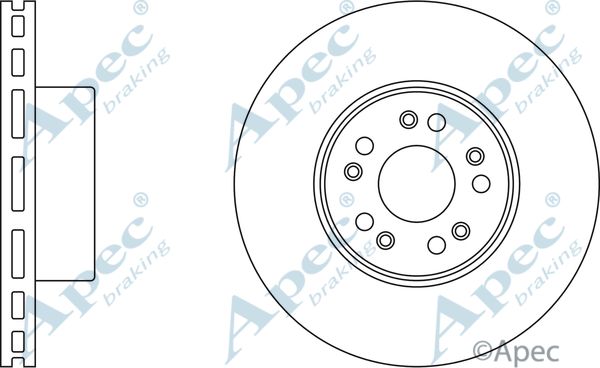 APEC BRAKING Тормозной диск DSK2023